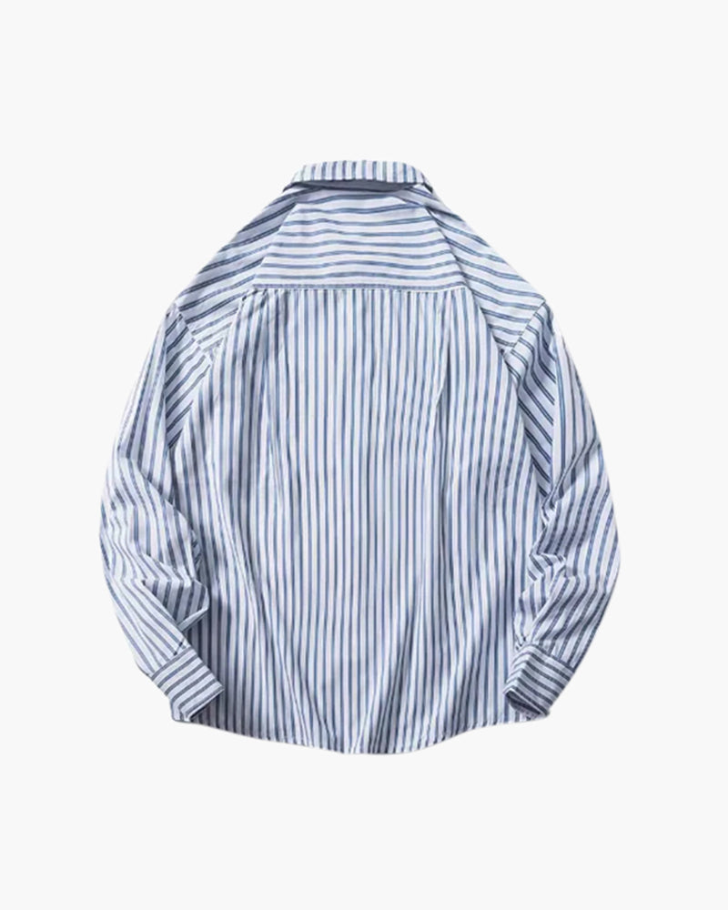FEDERICO™ | CAMICIA OVERSIZE A RIGHE