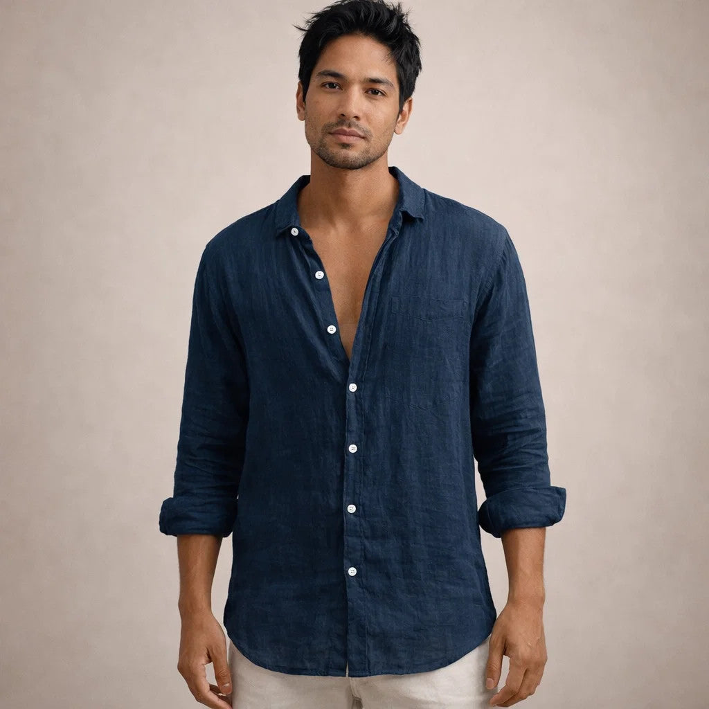 FEDERICO™ | Camicia in lino a maniche lunghe