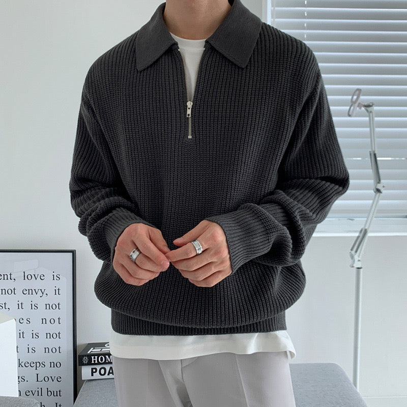 FEDERICO™ | Maglione con zip Rason