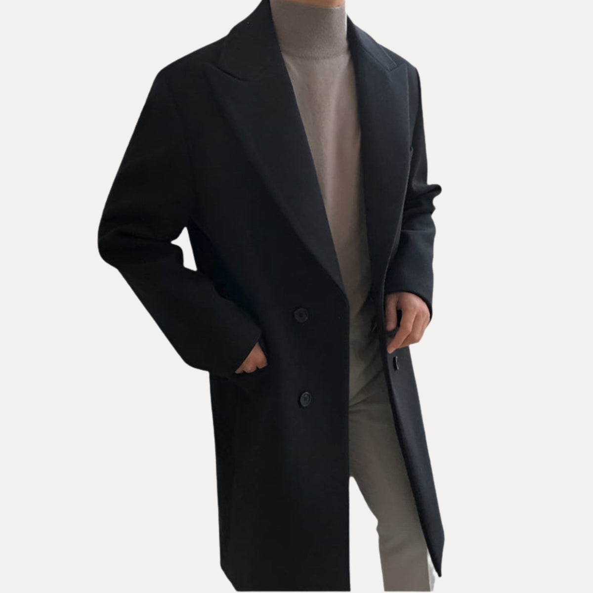 FEDERICO™ | Cappotto in lana doppiopetto