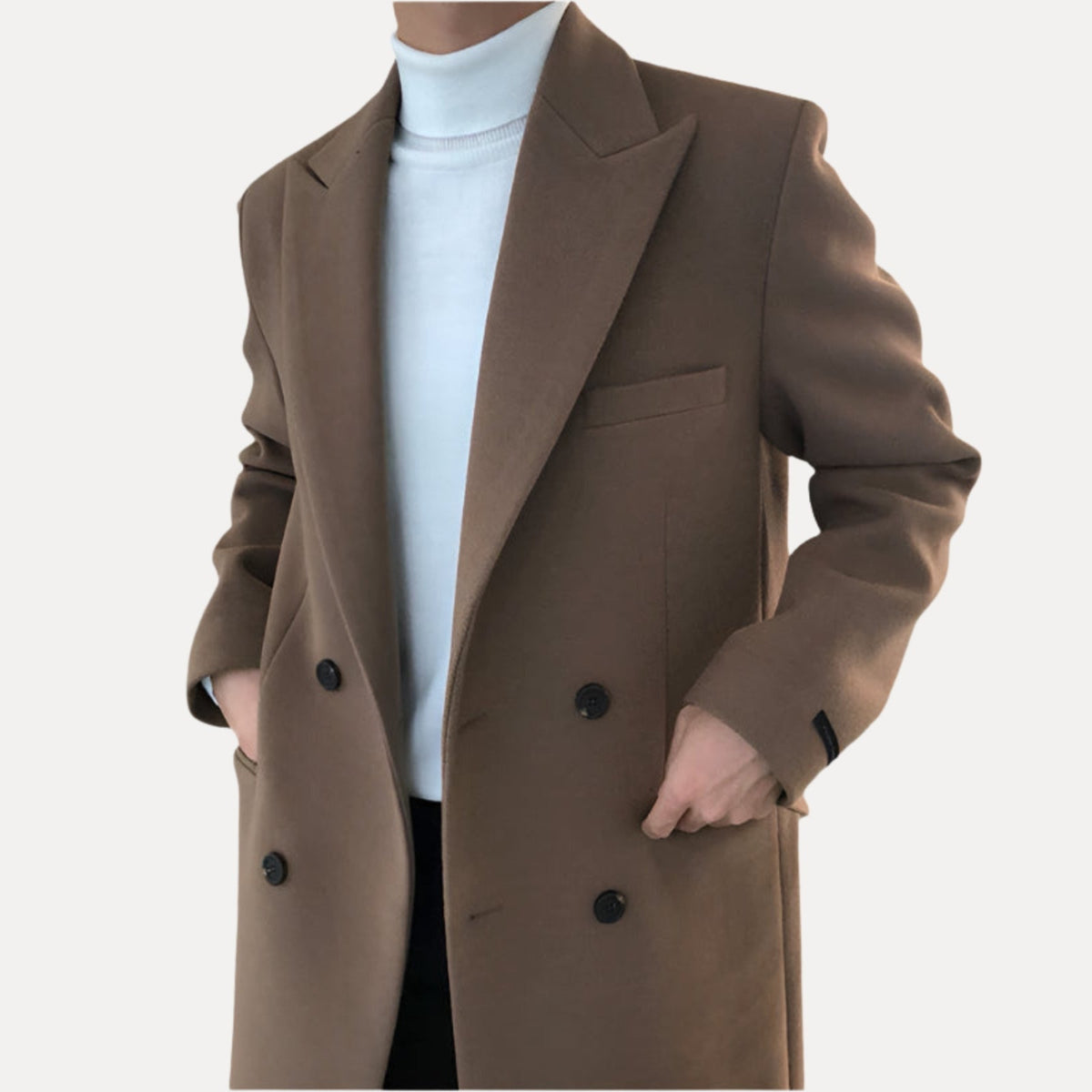 FEDERICO™ | Cappotto in lana doppiopetto