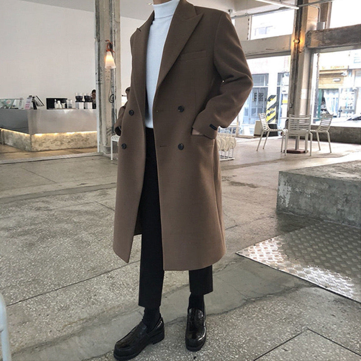 FEDERICO™ | Cappotto in lana doppiopetto