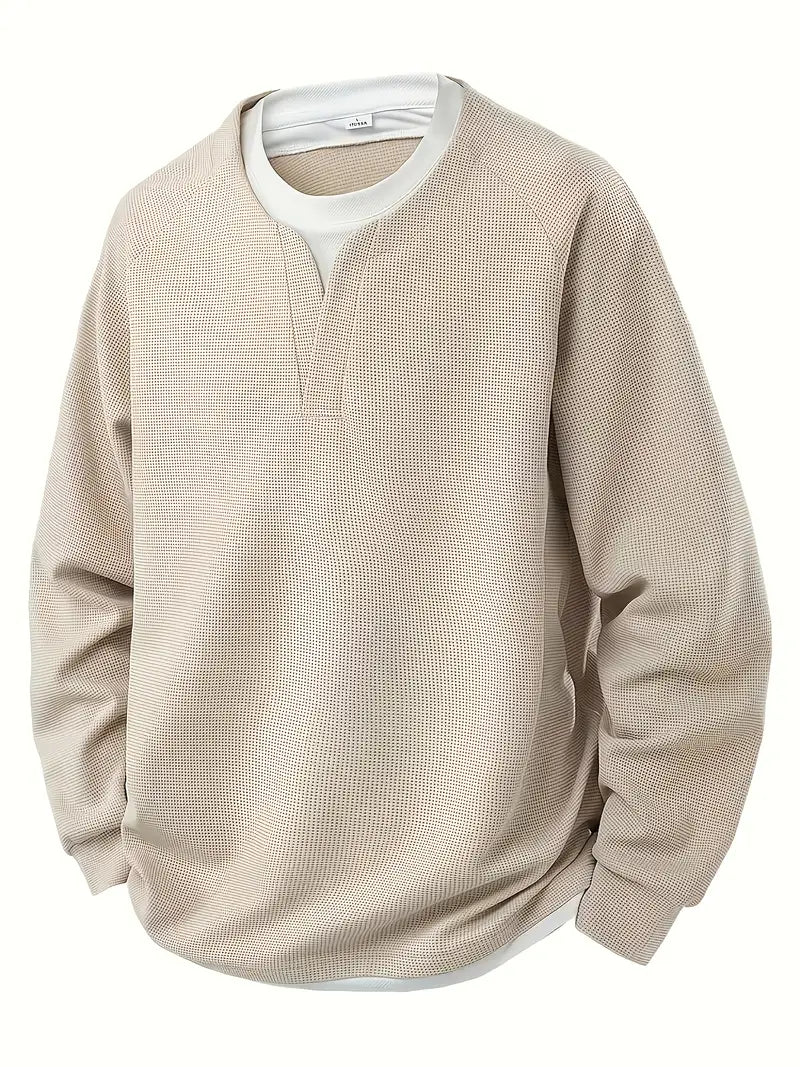 FEDERICO™ | Maglione con motivo a nido d'ape