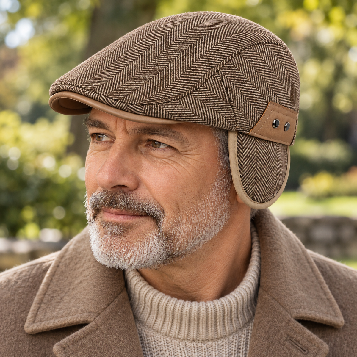 FEDERICO™ | Coppola uomo in lana – paraorecchie ripiegabili, fodera in pile