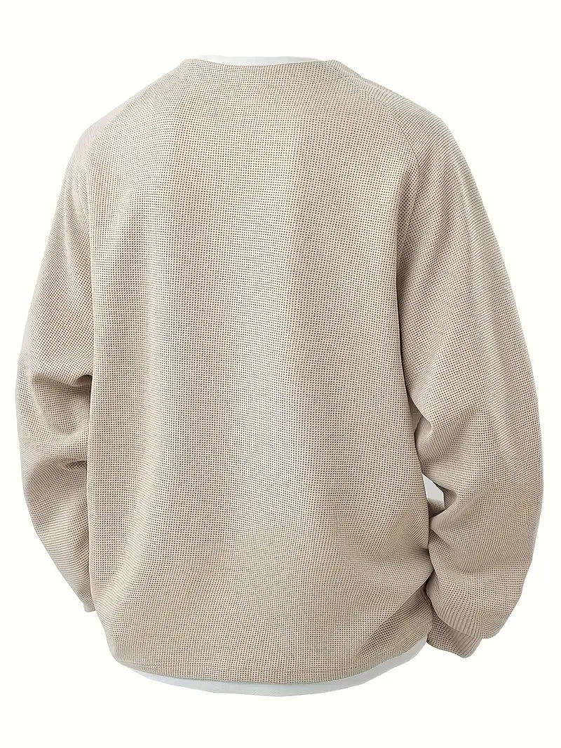 FEDERICO™ | Maglione con motivo a nido d'ape
