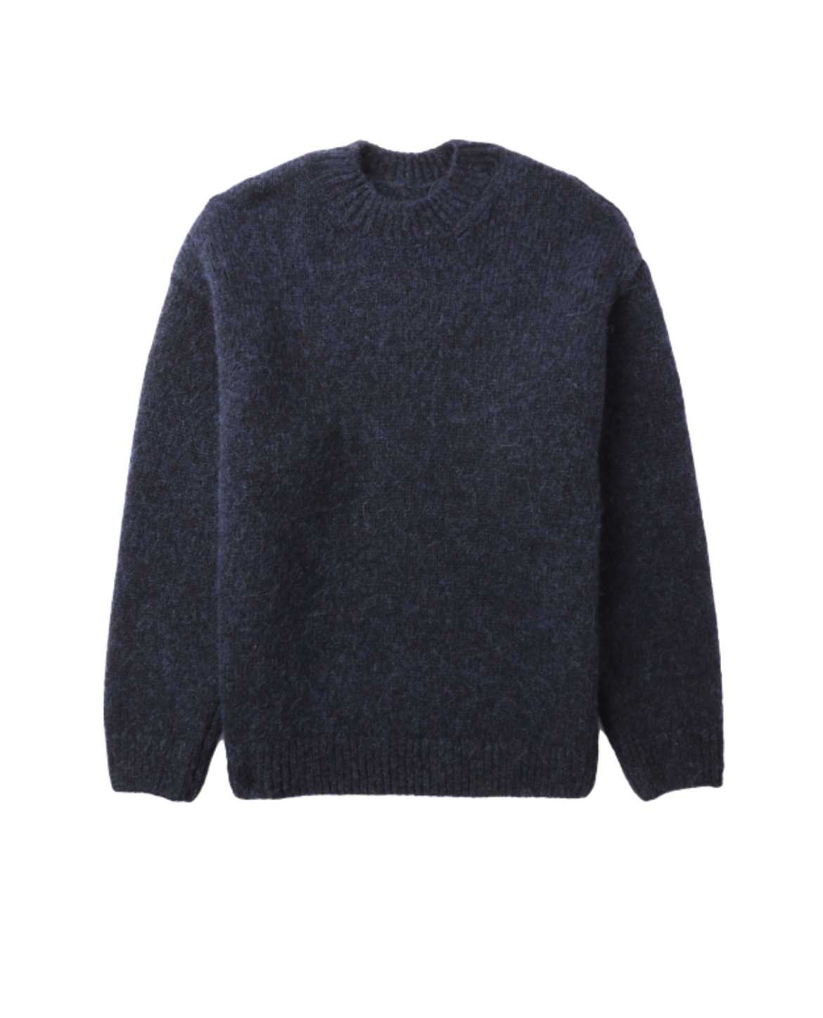 Maglione uomo in misto lana spazzolato
