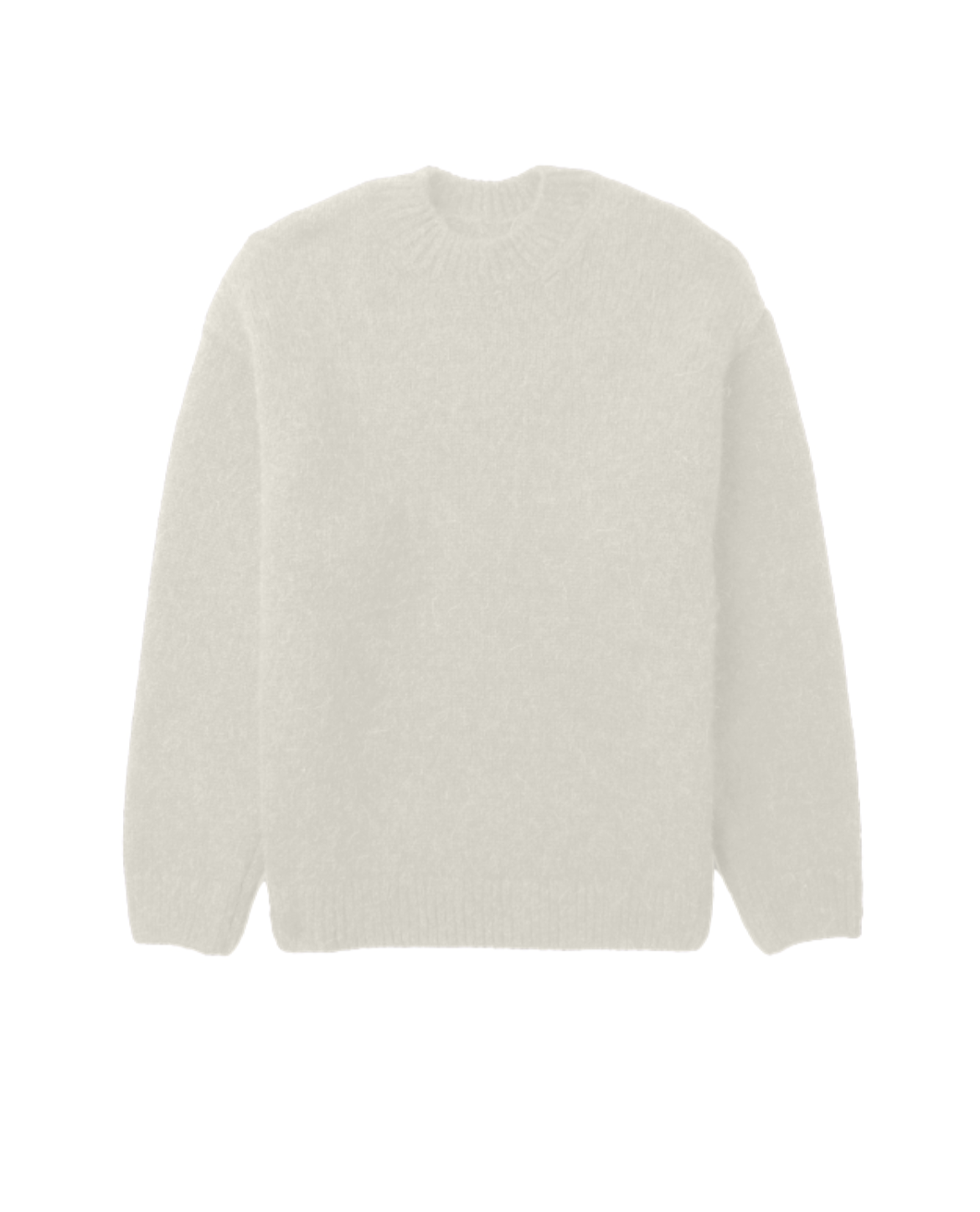 Maglione uomo in misto lana spazzolato