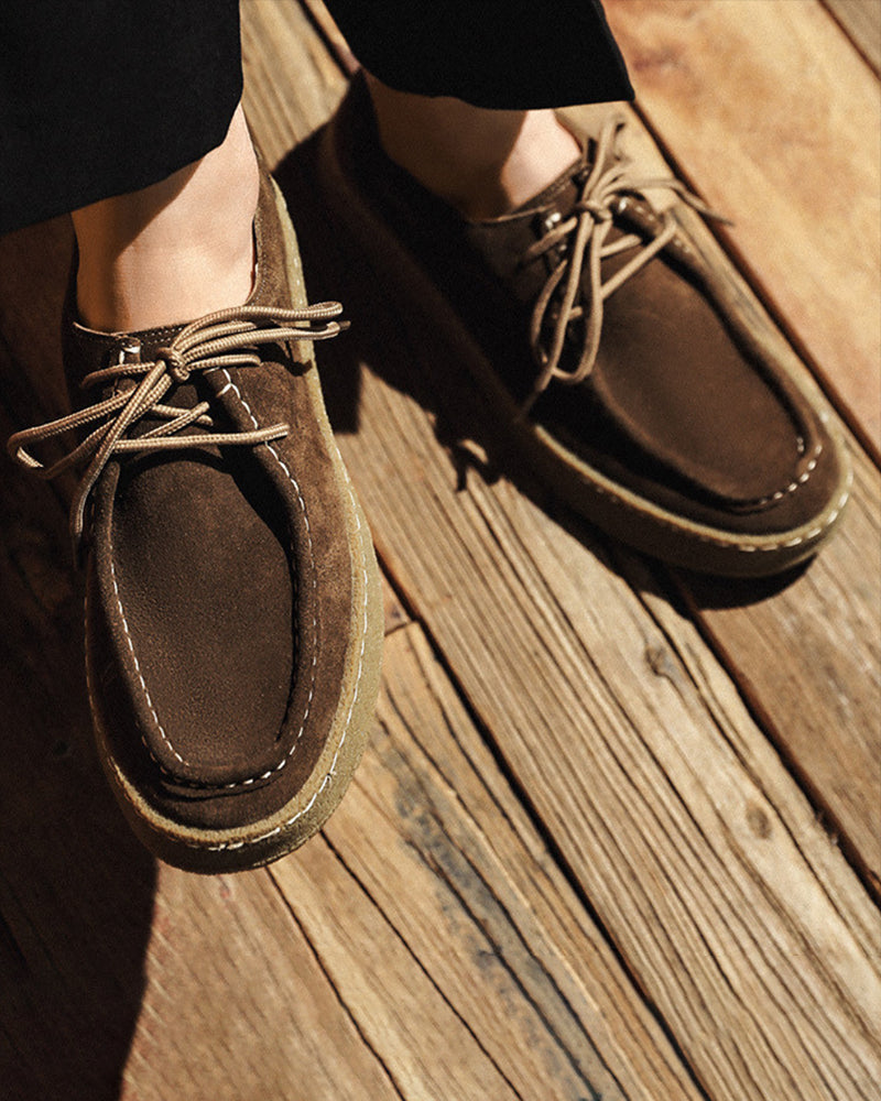 FEDERICO™ | Scarpe smart in camoscio premium