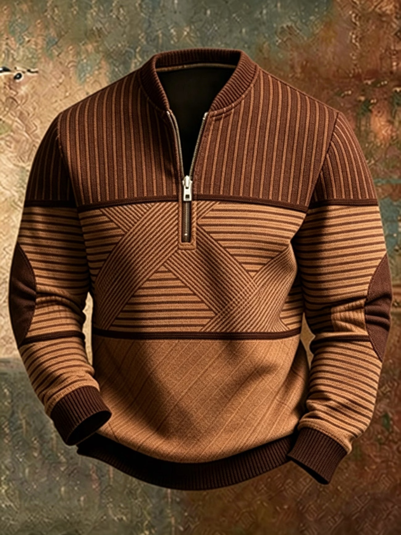 FEDERICO™ | Elegante maglione da uomo con mezza zip