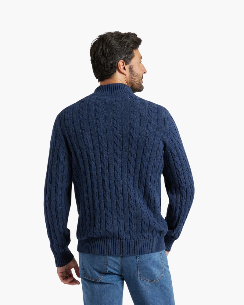 FEDERICO™ | COTONE CON ZIP A METÀ