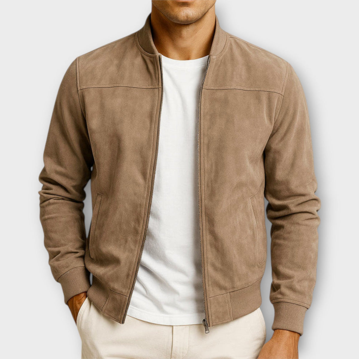 FEDERICO™ | Giacca bomber in camoscio