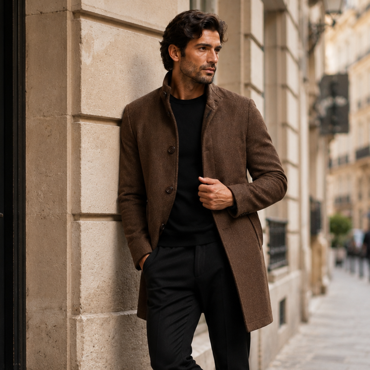 FEDERICO™ | Cappotto uomo elegante in misto lana – struttura sartoriale