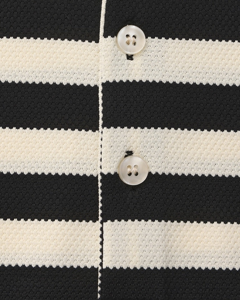 FEDERICO™ | POLO A RIGHE IN STILE COSTIERO