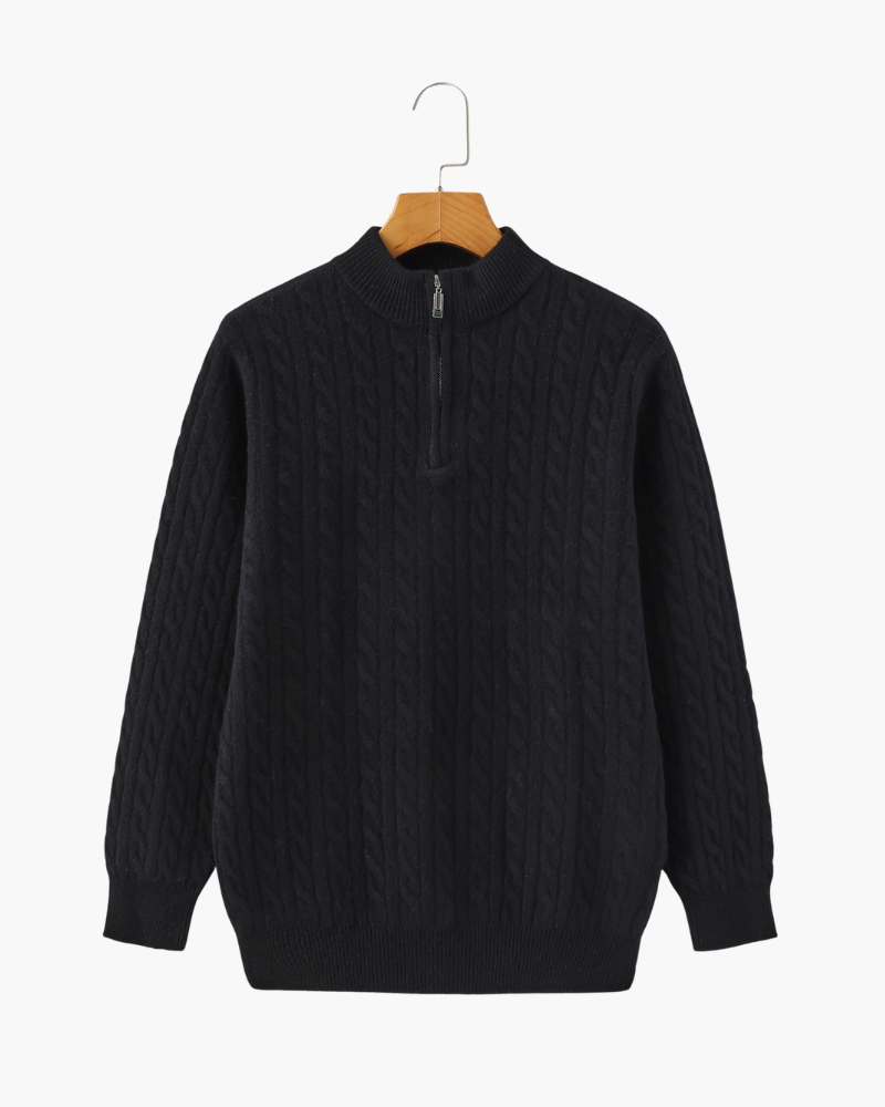 FEDERICO™ | CARDIGAN CON ZIP A METÀ