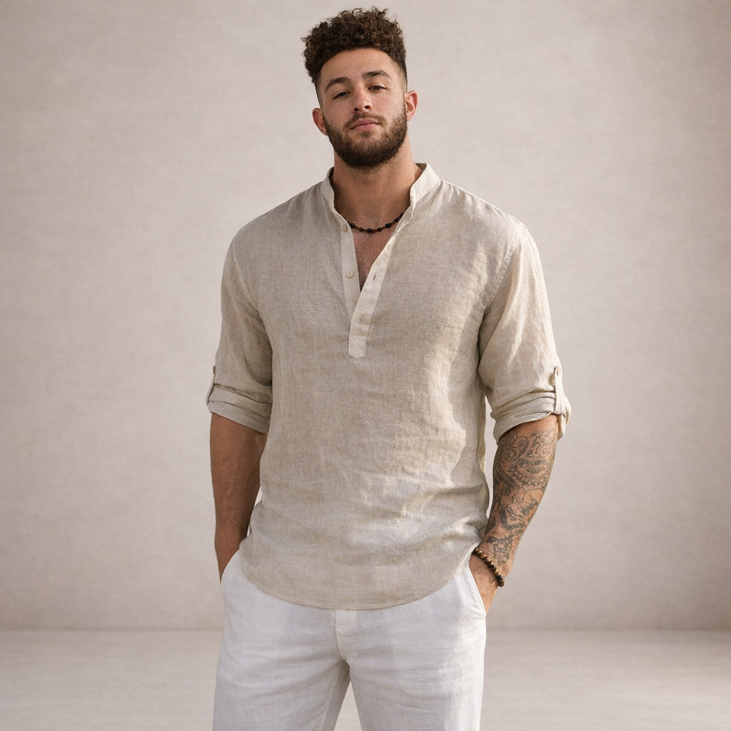 FEDERICO™ | Camicia con colletto alto