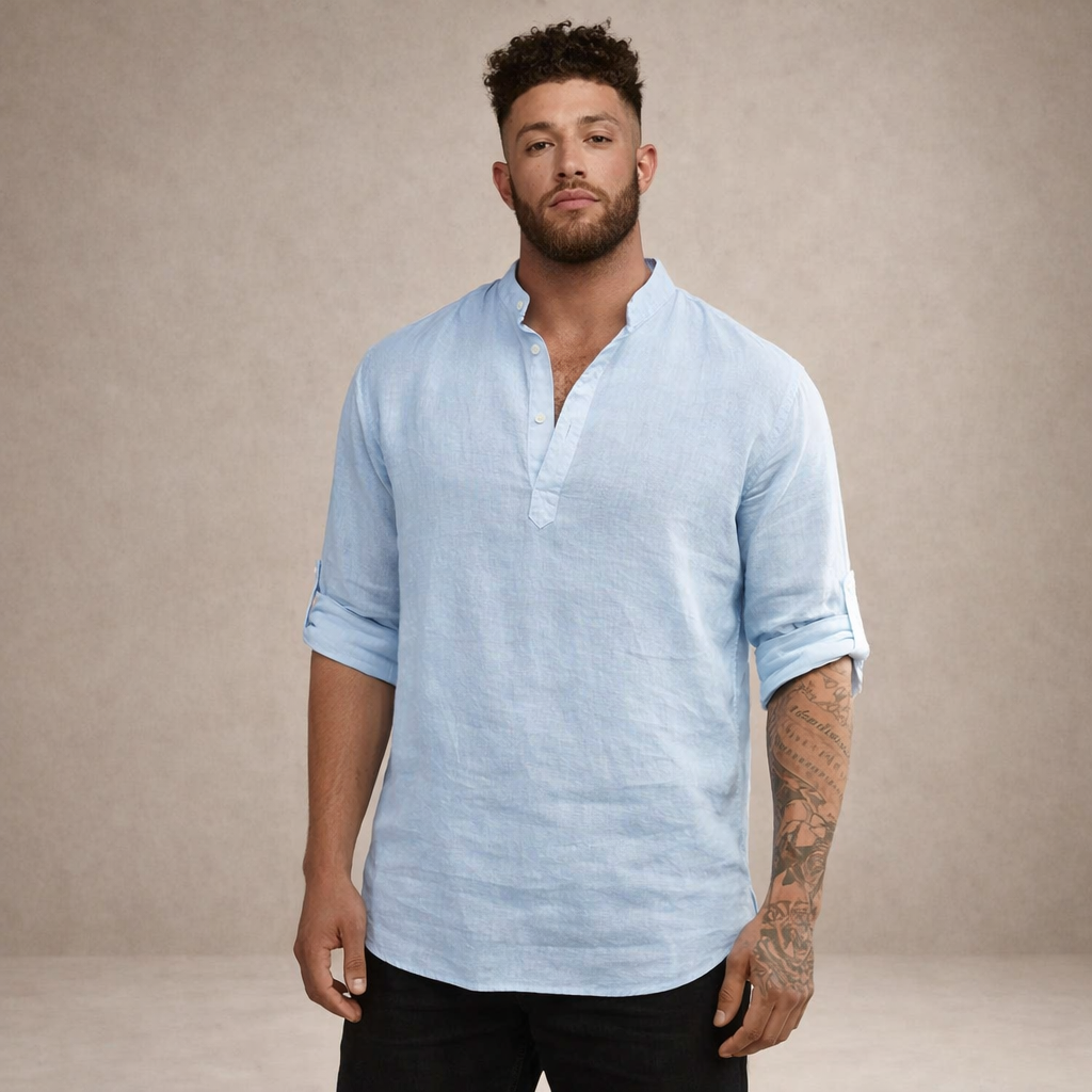 FEDERICO™ | Camicia con colletto alto