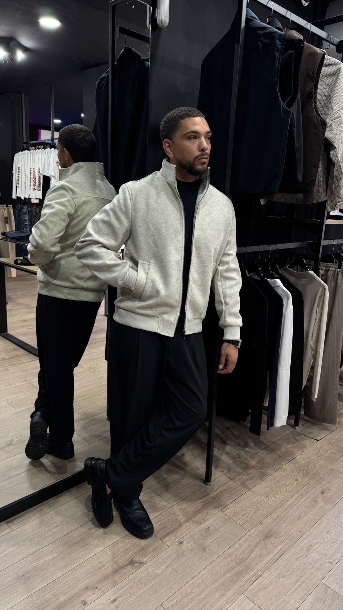 FEDERICO™ | Giacca bomber effetto lana Manhattan