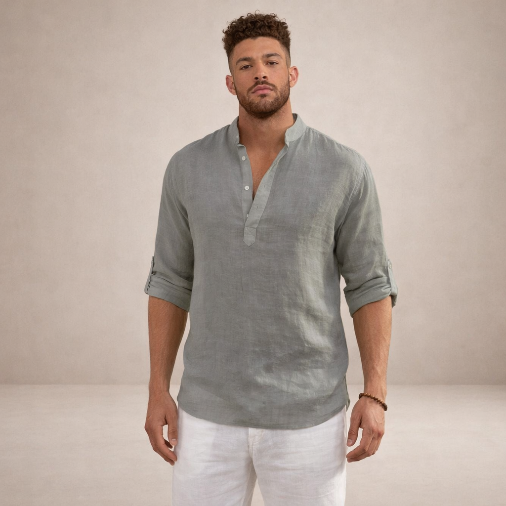 FEDERICO™ | Camicia con colletto alto