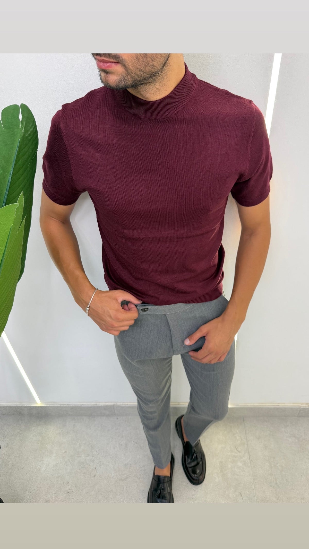 FEDERICO™ | Maglia intima a collo alto in maglia fine