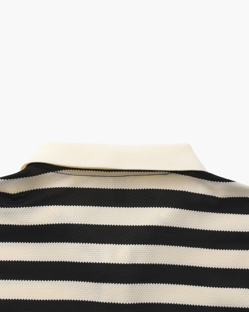 FEDERICO™ | POLO A RIGHE IN STILE COSTIERO