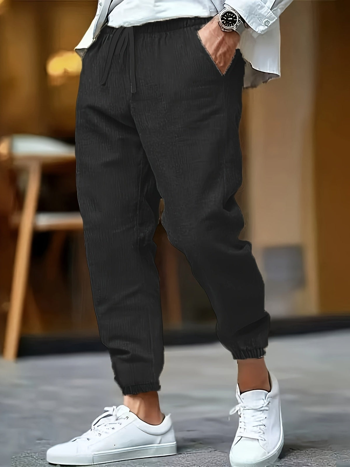 FEDERICO™ | Pantaloni da uomo in lino a vita alta