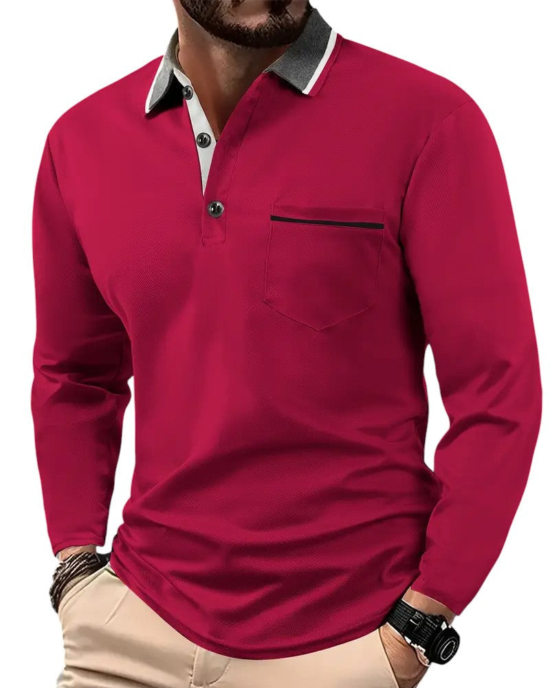 FEDERICO™ | Polo a maniche lunghe classico
