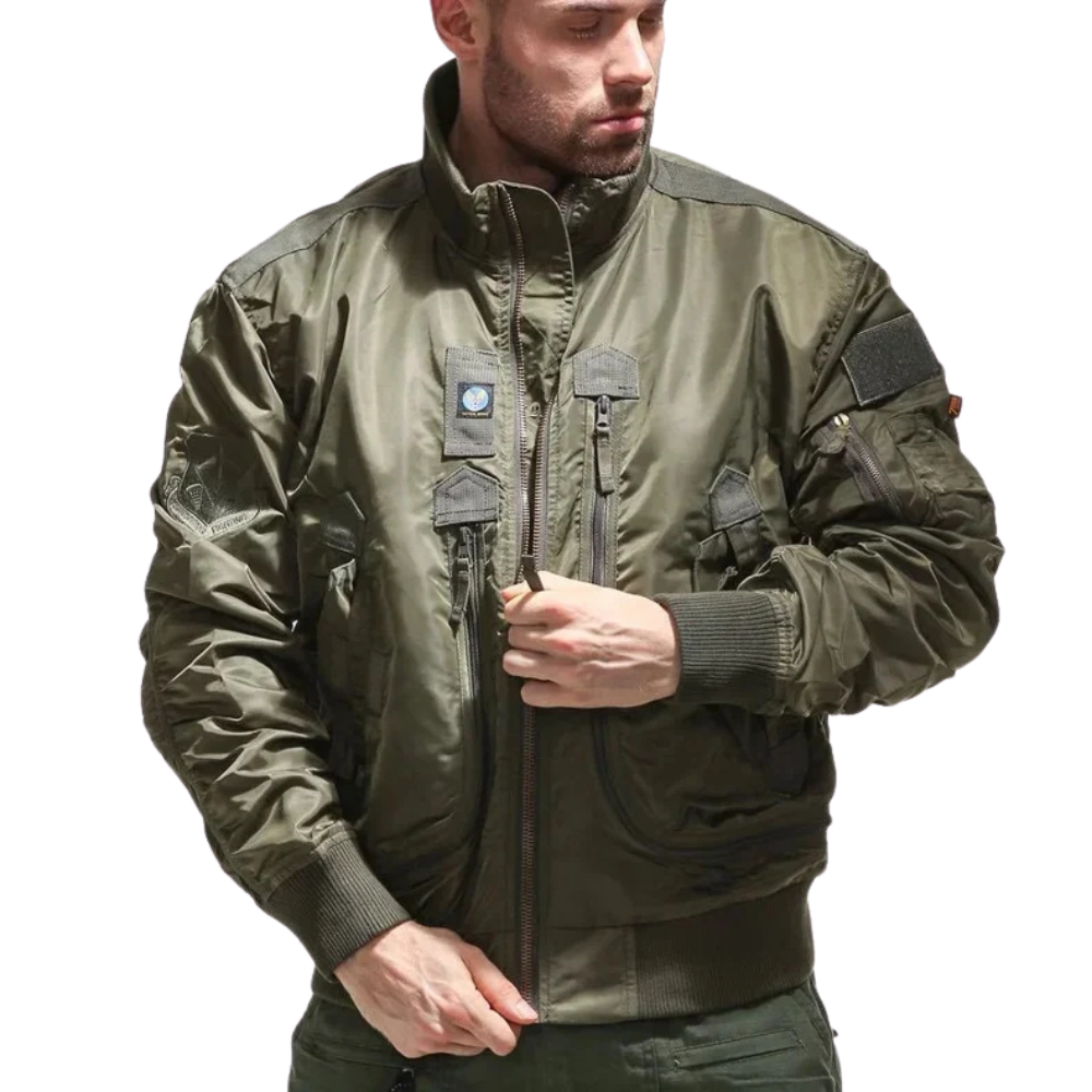 FEDERICO™ | Bomber uomo con tasche funzionali – tessuto resistente