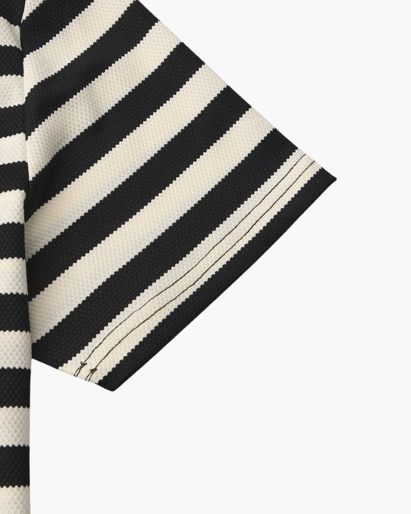 FEDERICO™ | POLO A RIGHE IN STILE COSTIERO