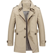 FEDERICO™ | Trench lungo da uomo con bottoni frontali