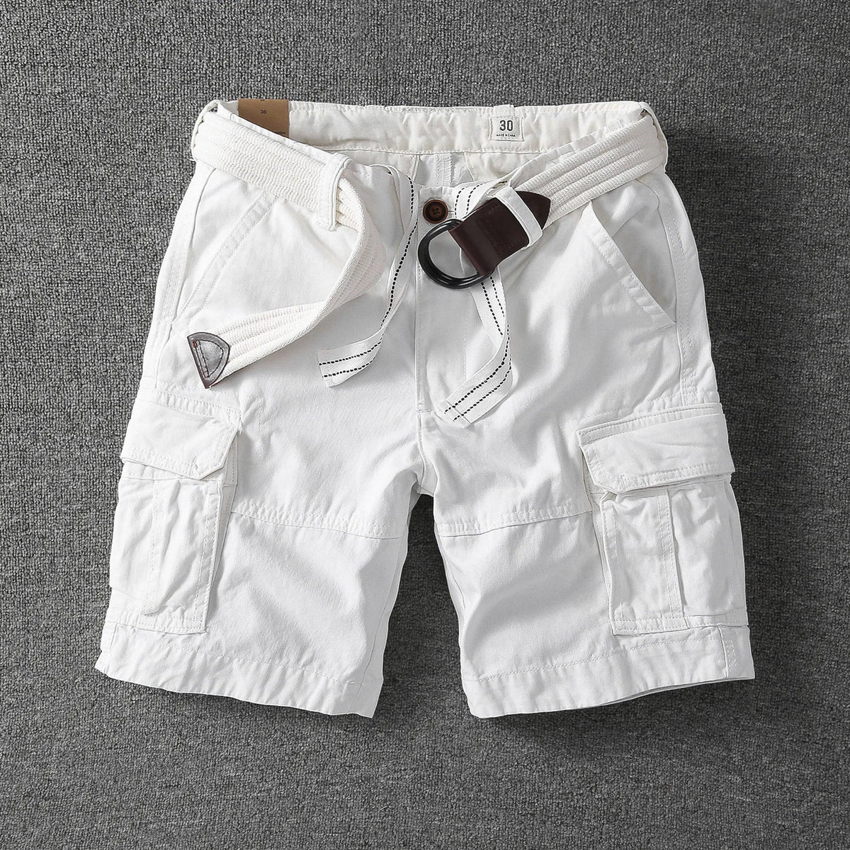 FEDERICO™ | Pantaloncini cargo in cotone da uomo con cintura