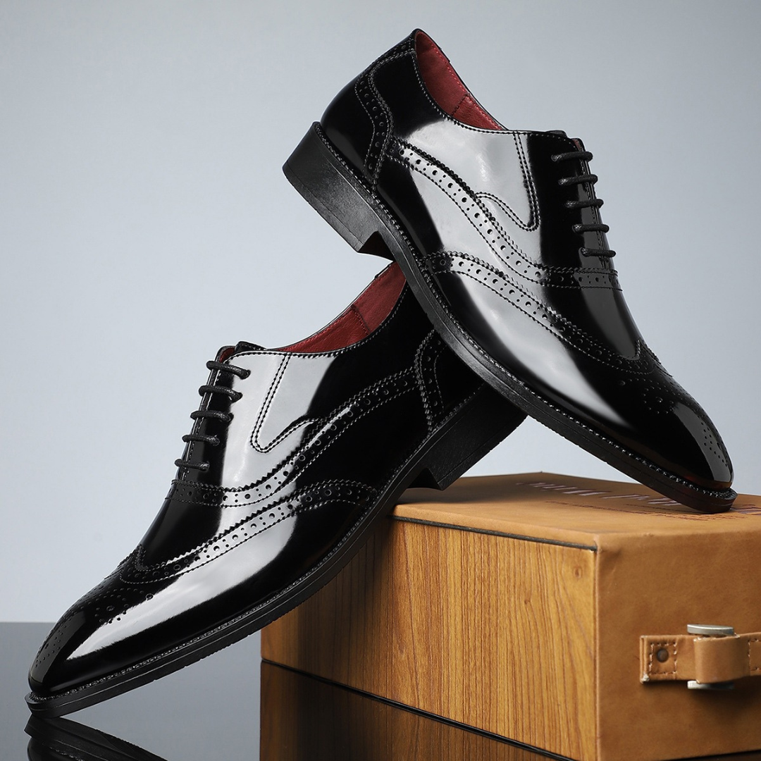 FEDERICO™ | Oxford brogue da uomo con punta a coda di rondine