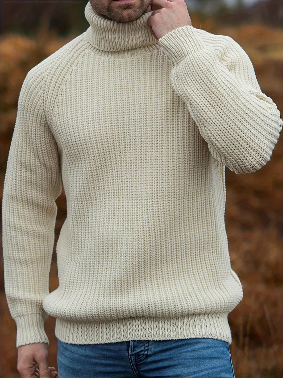 FEDERICO™ | Maglione dolcevita uomo in maglia – caldo per l'inverno