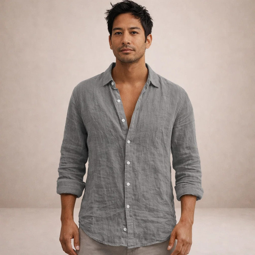 FEDERICO™ | Camicia in lino a maniche lunghe