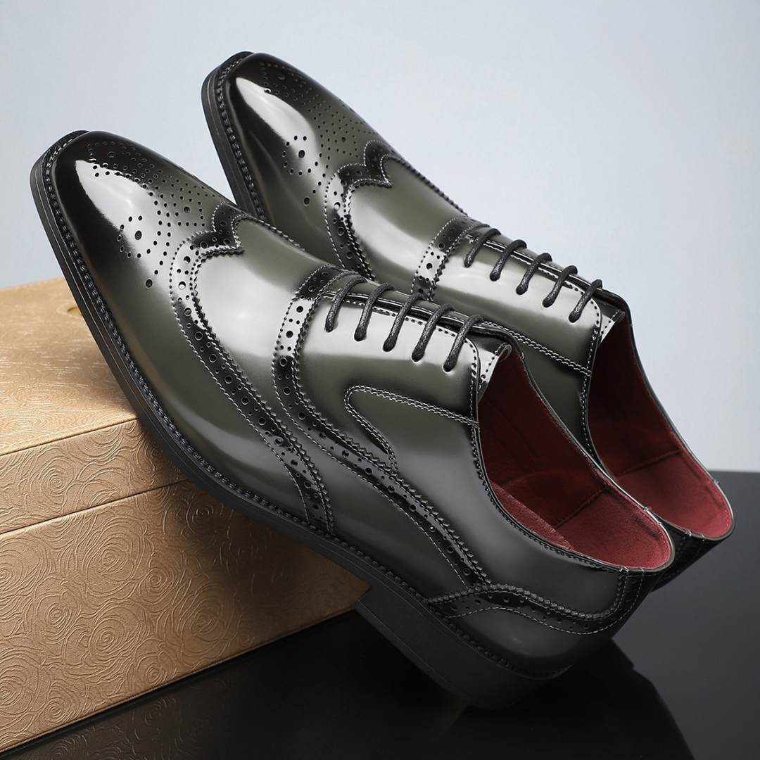 FEDERICO™ | Oxford brogue da uomo con punta a coda di rondine