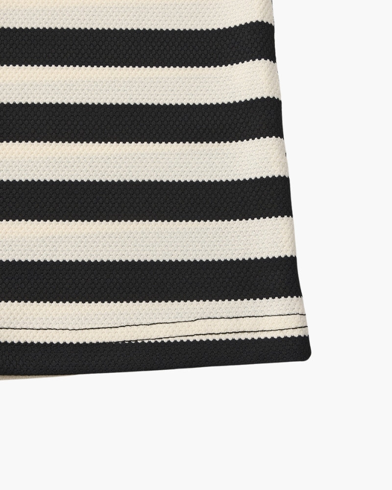 FEDERICO™ | POLO A RIGHE IN STILE COSTIERO