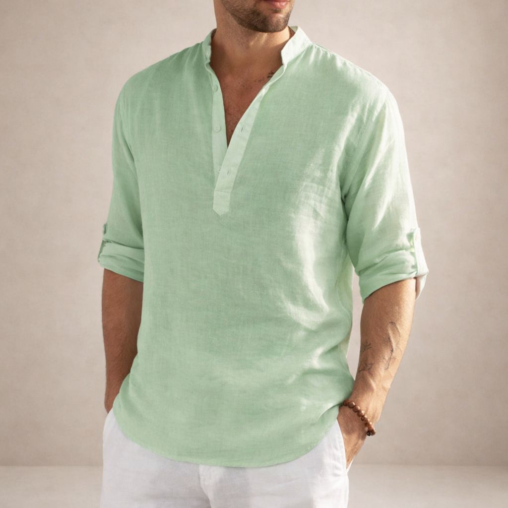 FEDERICO™ | Camicia con colletto alto