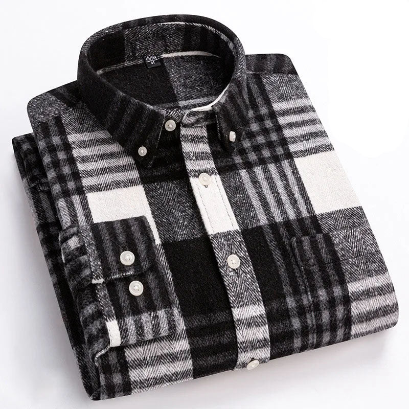 FEDERICO™ | Camicia Rockwell in flanella di cotone garzato