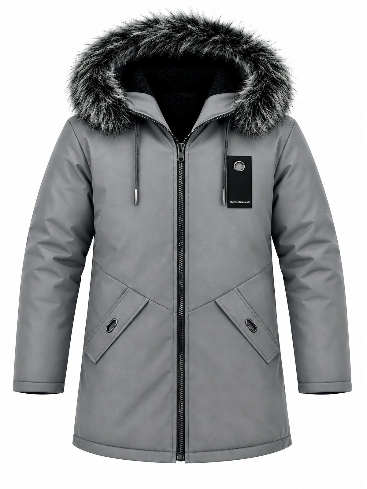 FEDERICO™ | Giacca parka termica antivento da uomo, di media lunghezza, con cappuccio