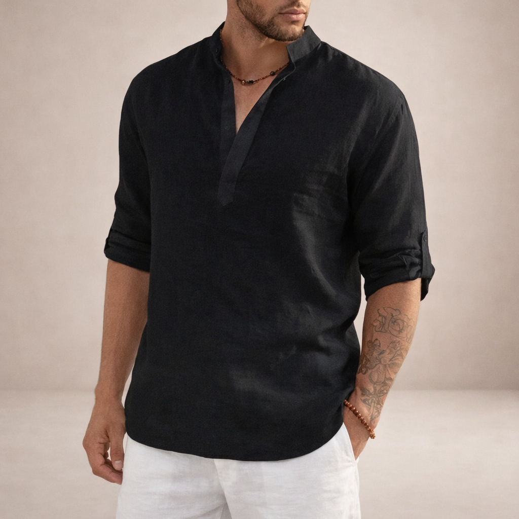 FEDERICO™ | Camicia con colletto alto