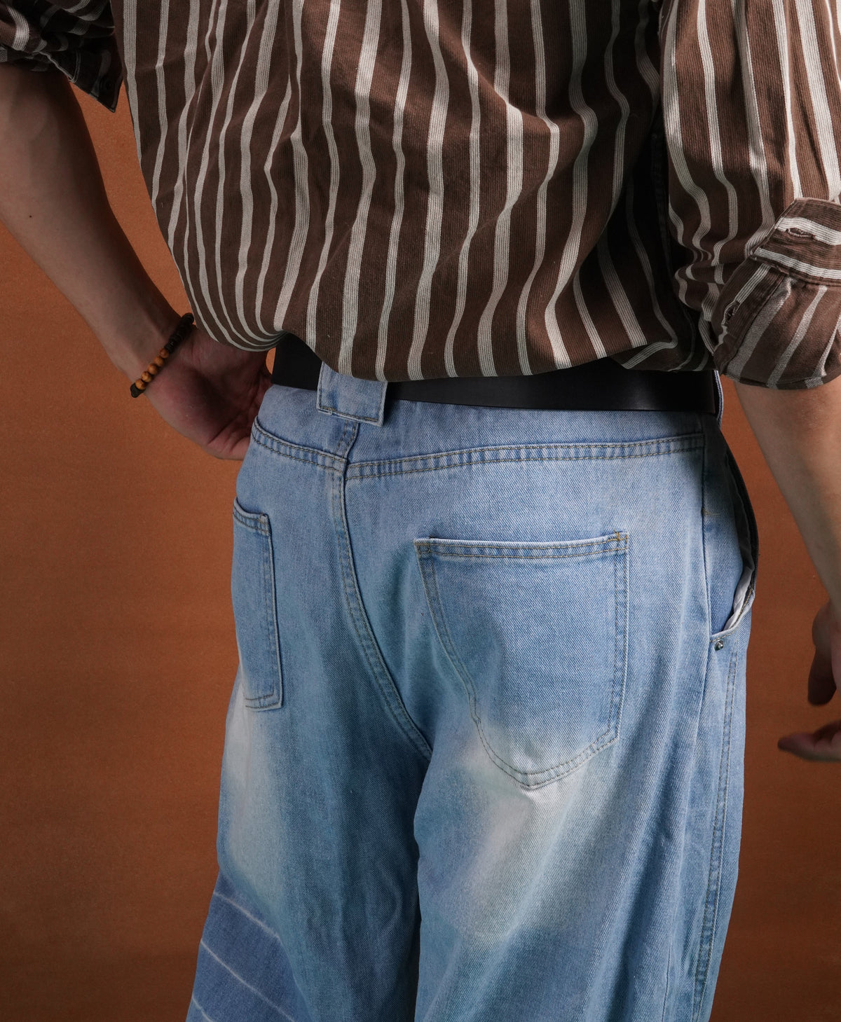 FEDERICO™ | Cintura uomo in pelle vintage – fibbia in ottone anticato