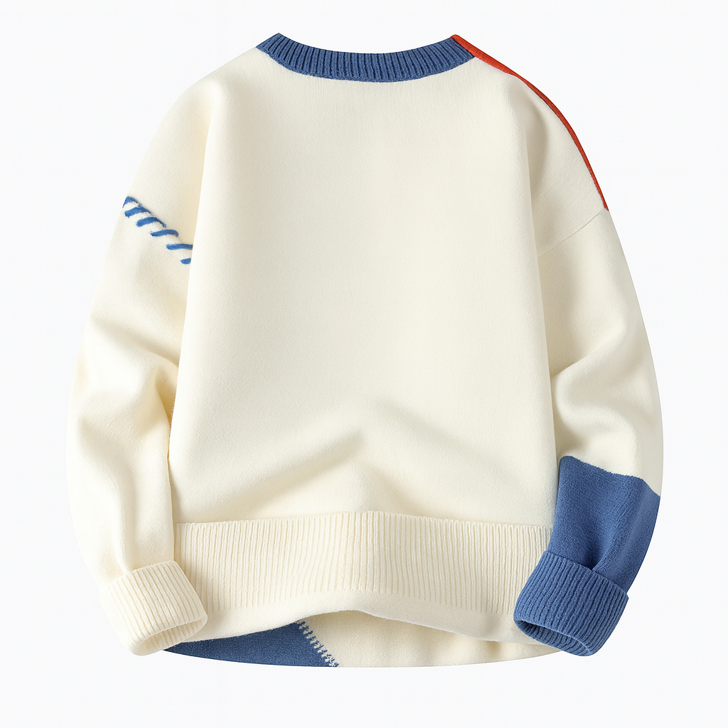 FEDERICO| MAGLIONE PATCHWORK DA UOMO