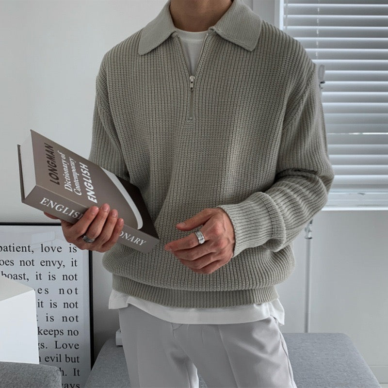FEDERICO™ | Maglione con zip Rason