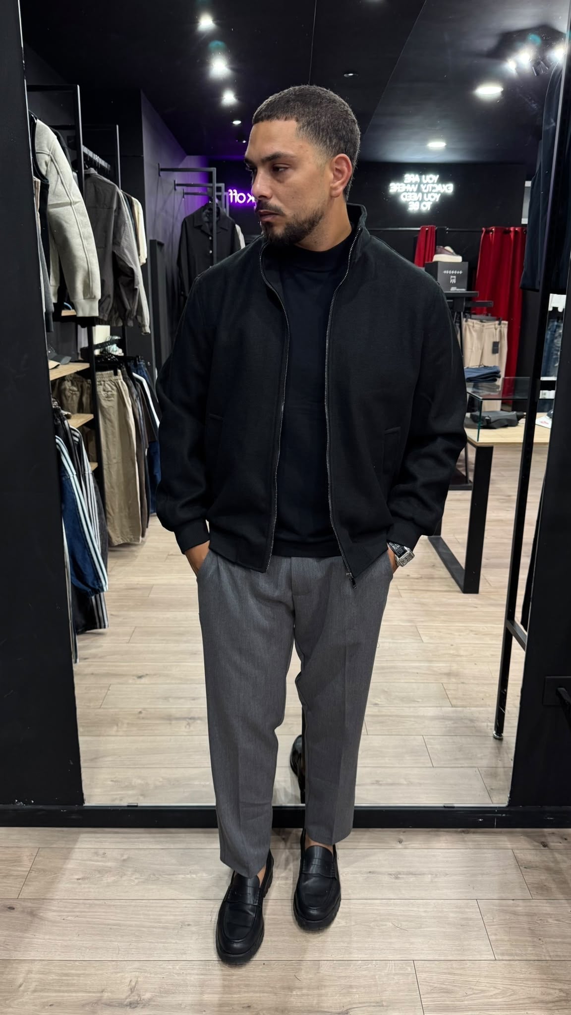 FEDERICO™ | Giacca bomber effetto lana Manhattan