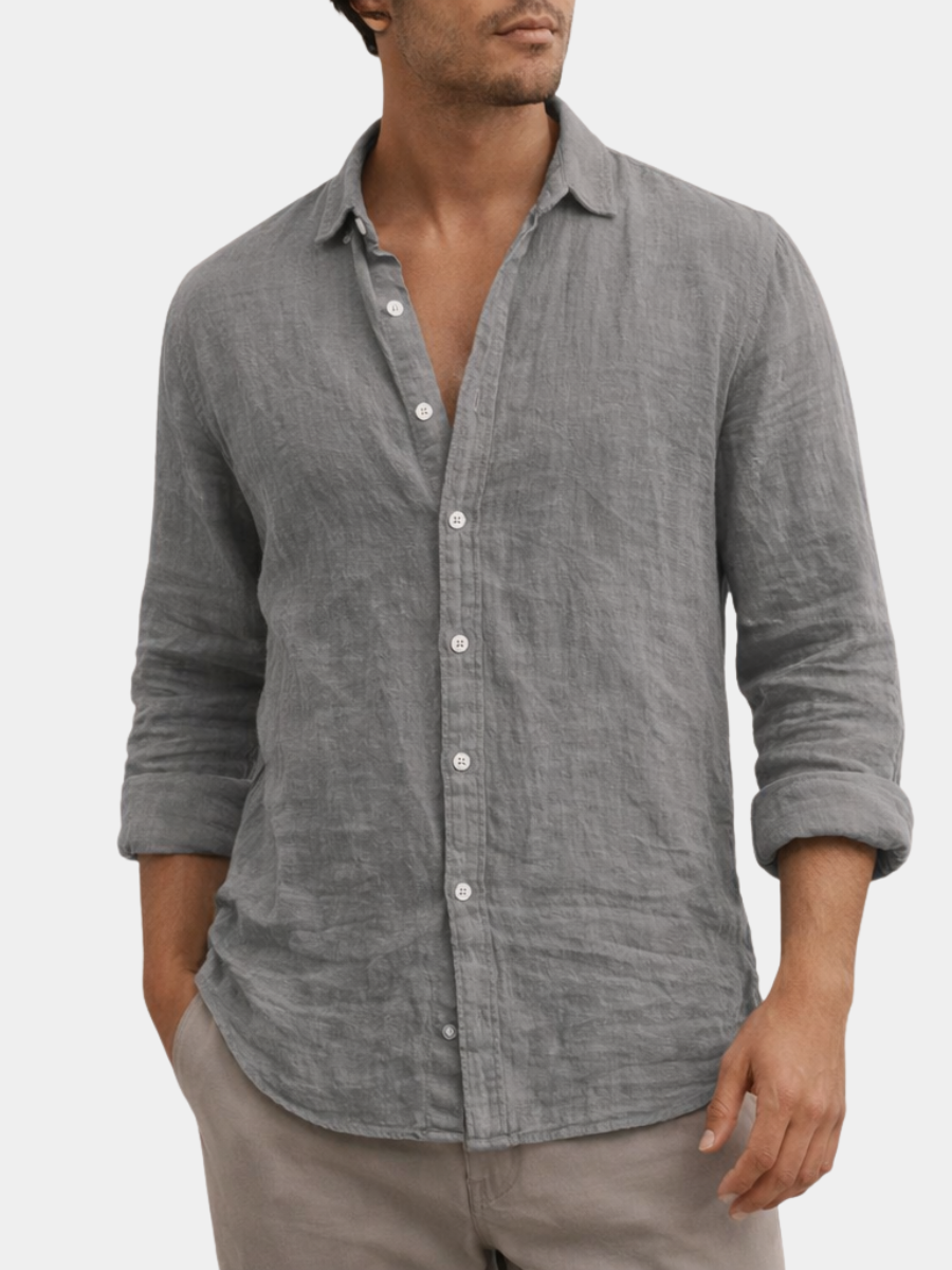 FEDERICO™ | Camicia in lino a maniche lunghe