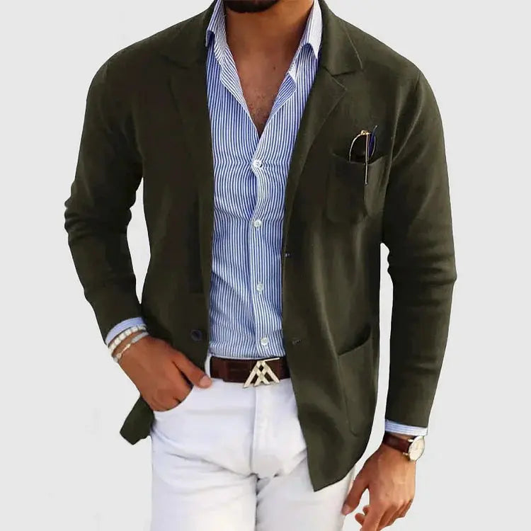 FEDERICO™ | Giacca da uomo in maglia di poliestere