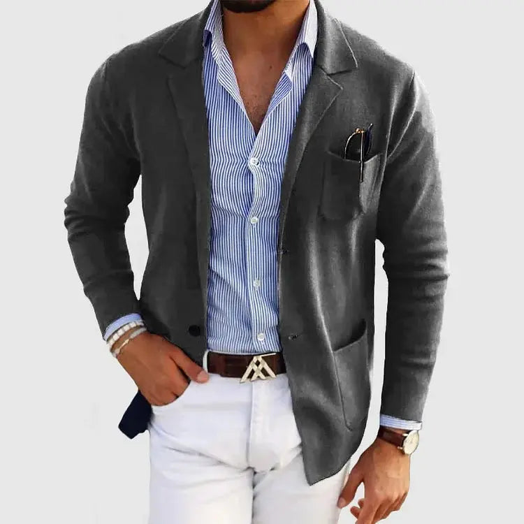 FEDERICO™ | Giacca da uomo in maglia di poliestere