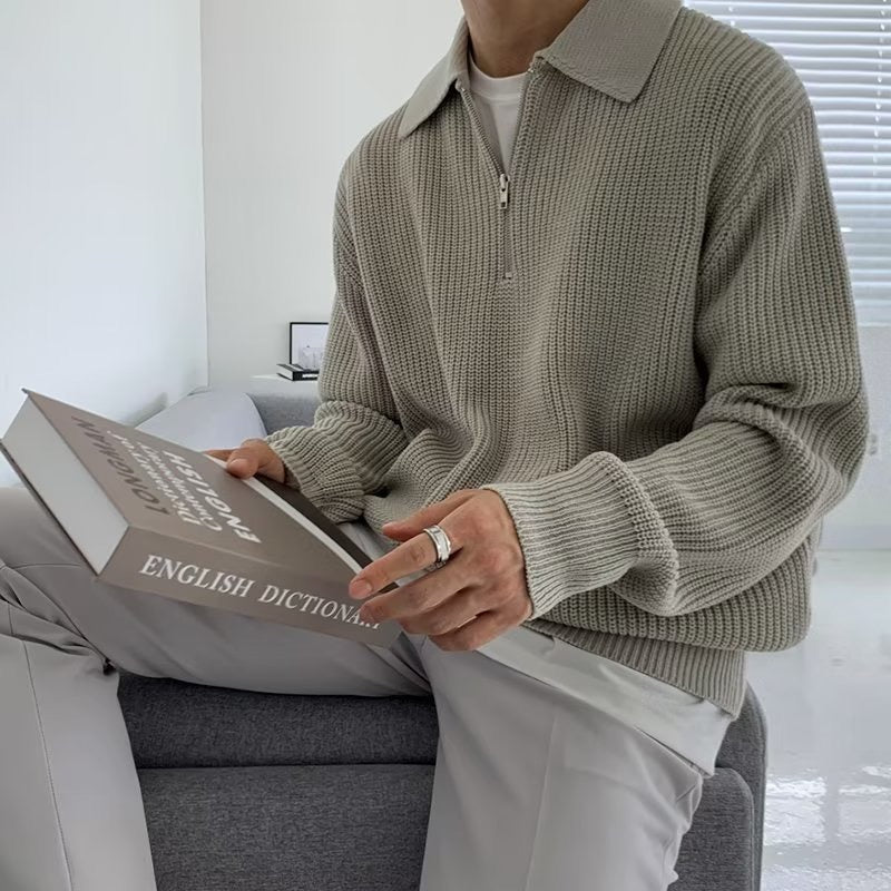 FEDERICO™ | Maglione con zip Rason