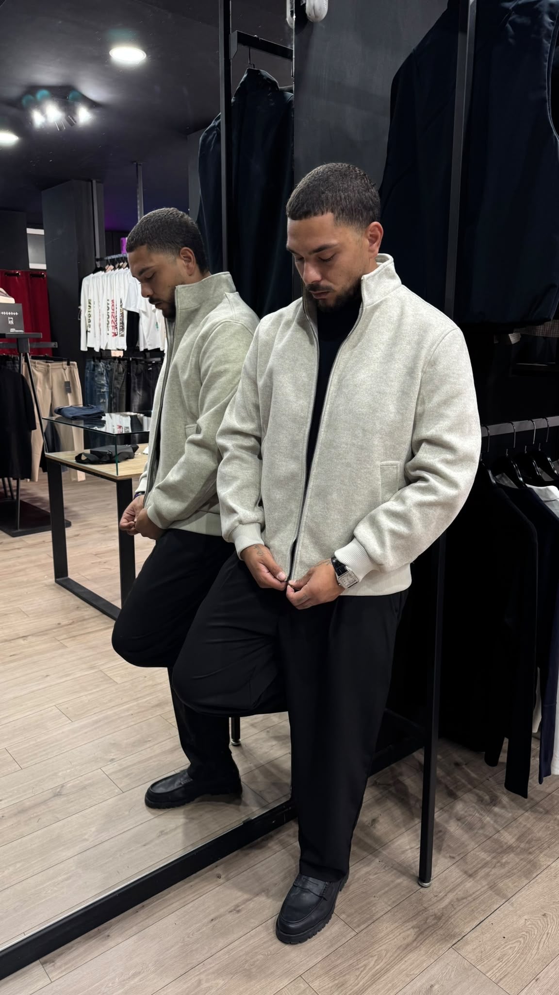 FEDERICO™ | Giacca bomber effetto lana Manhattan