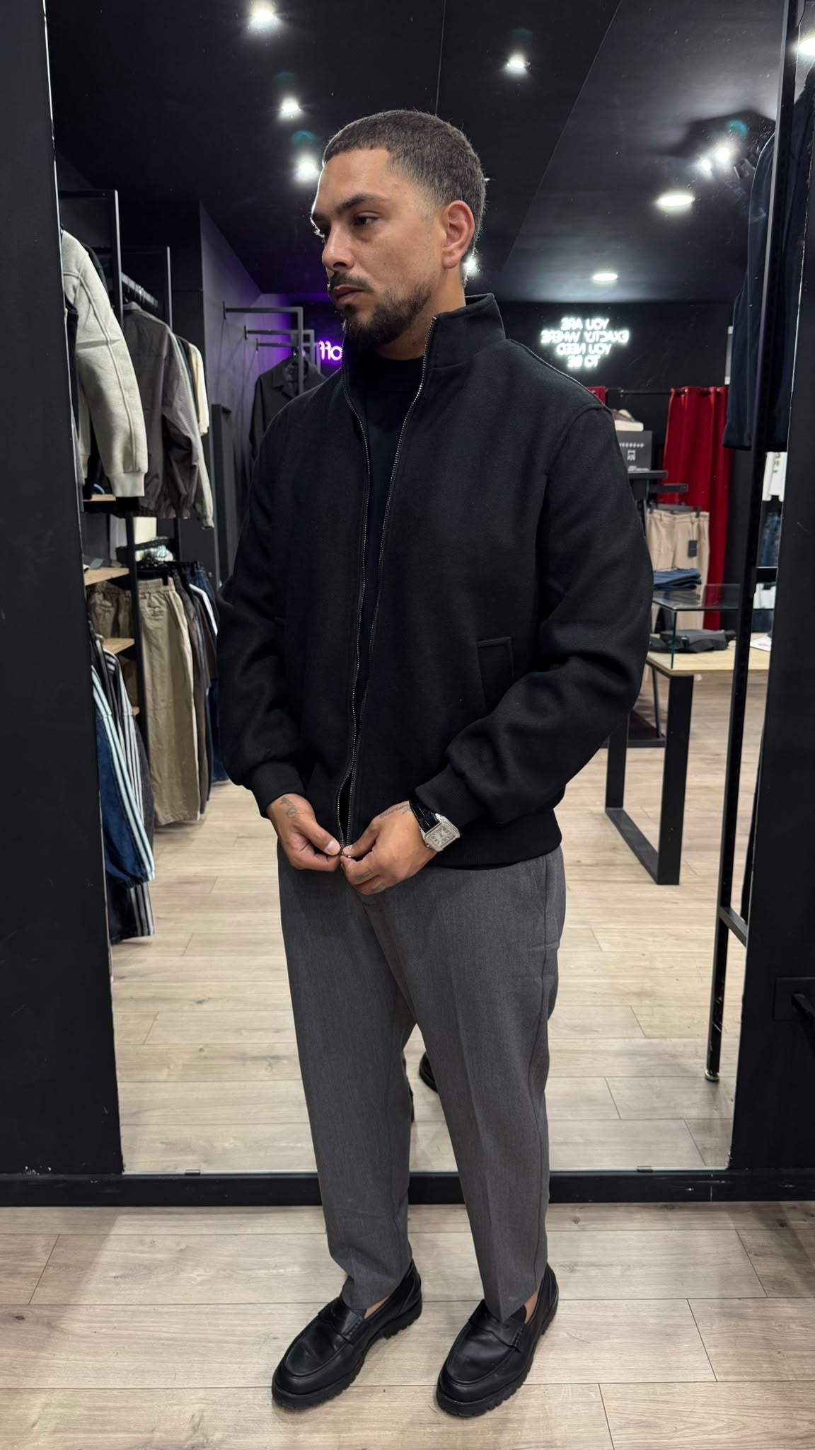 FEDERICO™ | Giacca bomber effetto lana Manhattan