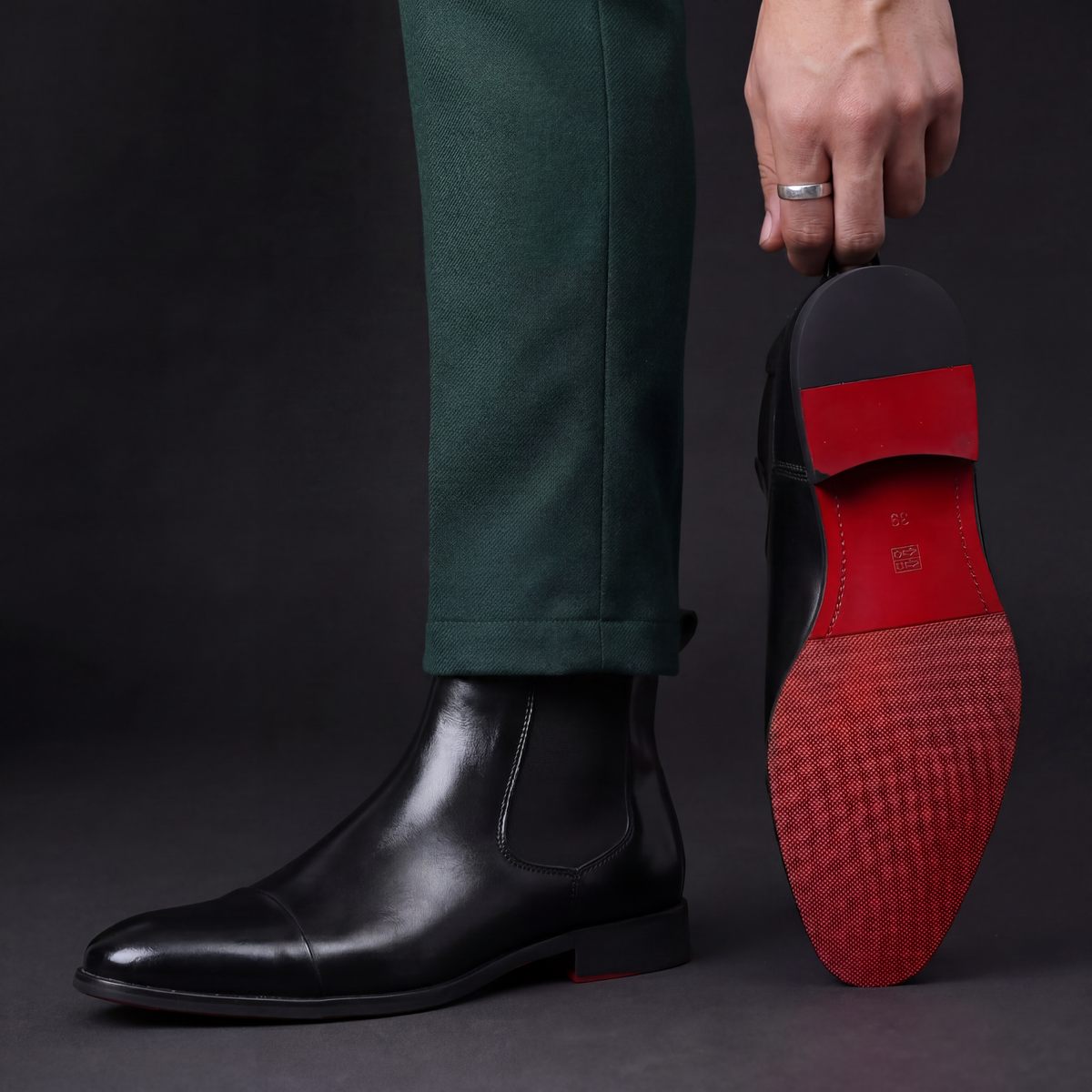 FEDERICO™ | Stivaletti Chelsea in pelle Calvino